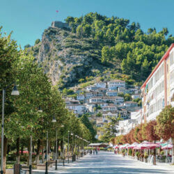 Fietsreizen Albanië. Berat