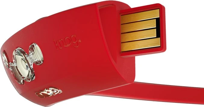 Knog hoofdlamp met USB A stekker