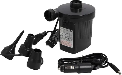 Bo-Camp Elektrische pomp luchtbed - 12 en 230 Volt - 230 Liter per min