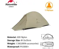 Naturehike Cloud Up Pro 1 20D