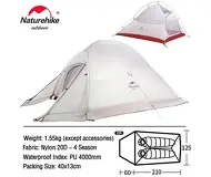 Naturehike Cloud Up 2 20D