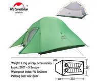 Naturehike Cloud Up 2 210T