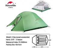 Naturehike Cloud Up 3 210T