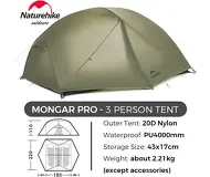 Naturehike Mongar Pro 3 20D