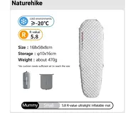 Naturehike Mummy Ultralight 5.8 (<strong>S</strong>hort)